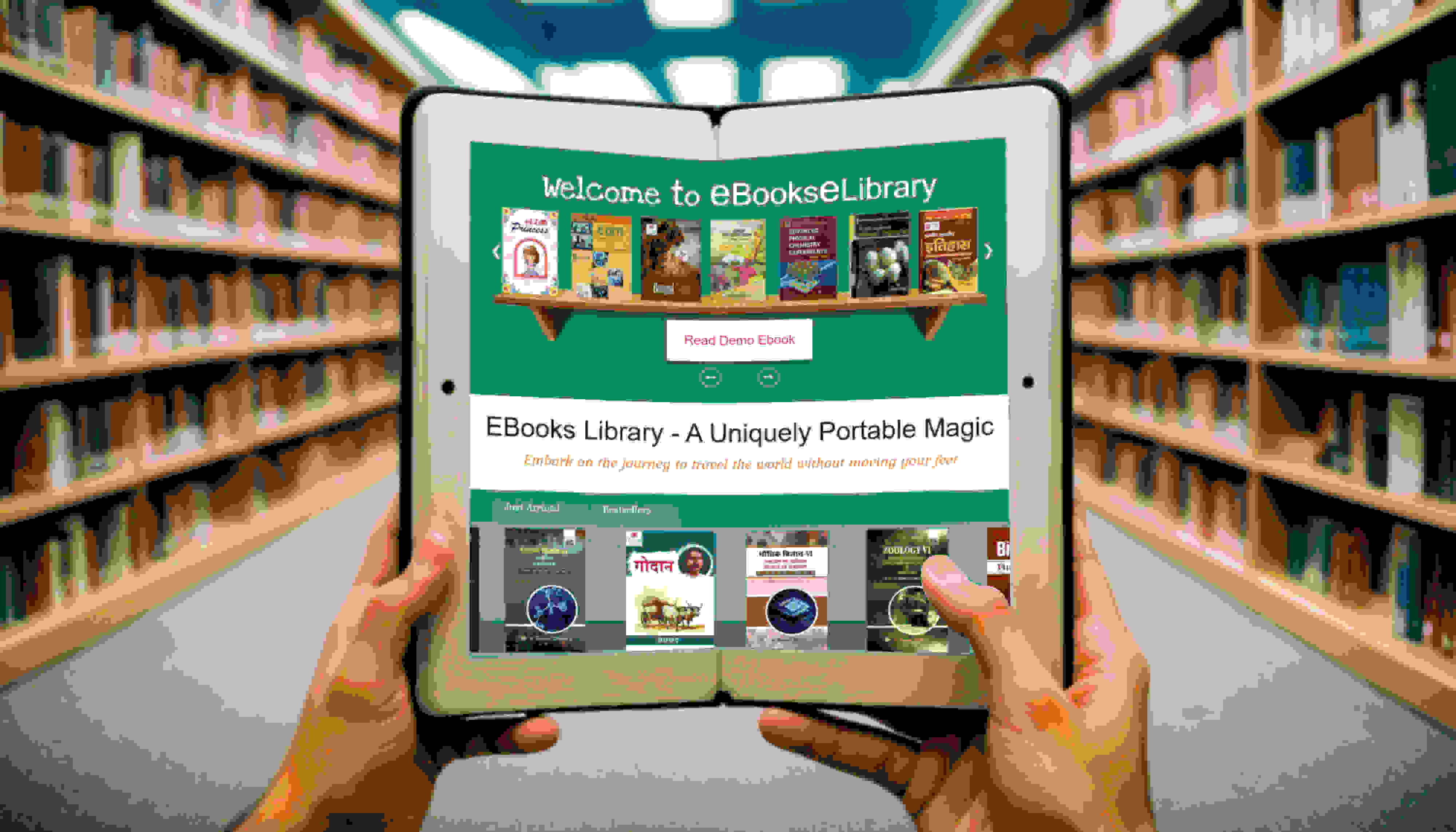 Discover the World of Reading with this Ebooks library